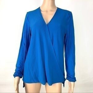 Michael Kors Women’s Top Blouse Blue Sz M